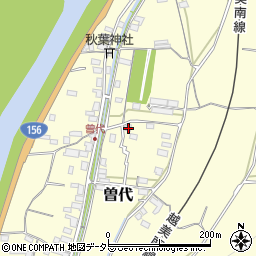 岐阜県美濃市曽代605周辺の地図