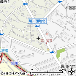 東京都町田市木曽西1丁目2周辺の地図