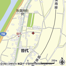 岐阜県美濃市曽代611周辺の地図