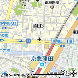 アイホテル京急蒲田周辺の地図
