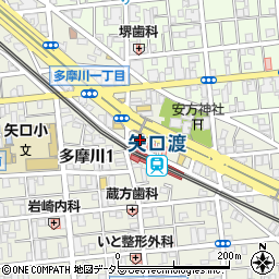 コスミオン亀田周辺の地図