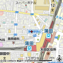 楽園　蒲田店周辺の地図