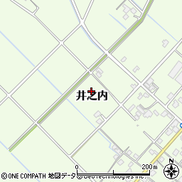 千葉県山武市井之内周辺の地図