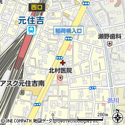 セブンイレブン川崎木月店周辺の地図