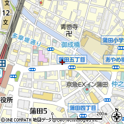 串桜 くしざくら 蒲田東口店周辺の地図