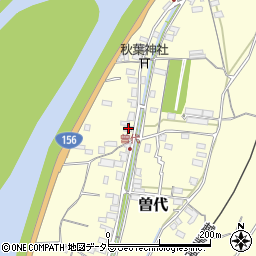 岐阜県美濃市曽代484周辺の地図