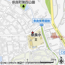 奈良小学校前周辺の地図