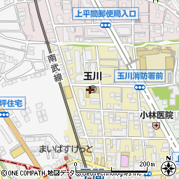 玉川保育園周辺の地図