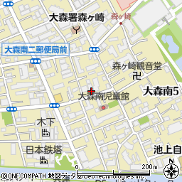 ユニバーサル園芸東京南支店周辺の地図