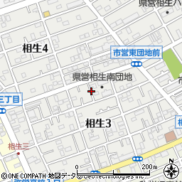 神奈川県相模原市中央区相生3丁目2周辺の地図