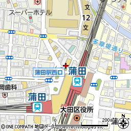 大衆酒場 ちばチャン 蒲田店周辺の地図
