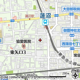 クレッセント蒲田３周辺の地図