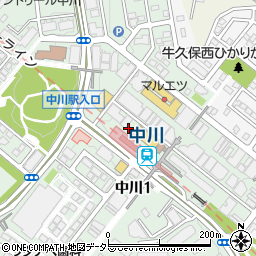 中川クオーレ歯科周辺の地図