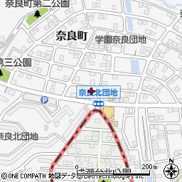 神奈川県横浜市青葉区奈良町1670-81周辺の地図