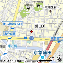 蒲田大人と子供のためのピアノ教室周辺の地図
