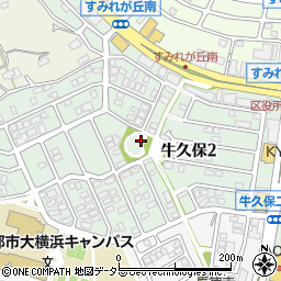神奈川県横浜市都筑区牛久保周辺の地図
