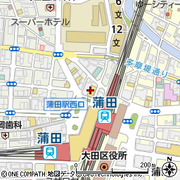 コミックカフェ Bネット 蒲田店周辺の地図
