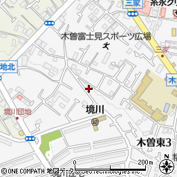 東京都町田市木曽東3丁目17-39周辺の地図