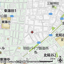 あるあるパーキング蒲田駐車場周辺の地図
