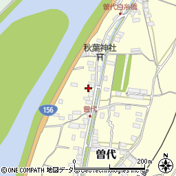 岐阜県美濃市曽代485周辺の地図