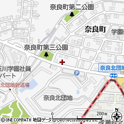 神奈川県横浜市青葉区奈良町2998-55周辺の地図