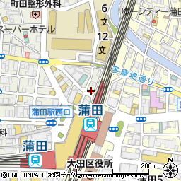 自衛隊東京地方協力本部城南地区隊本部大田出張所周辺の地図