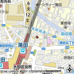 蒲田いっ家周辺の地図
