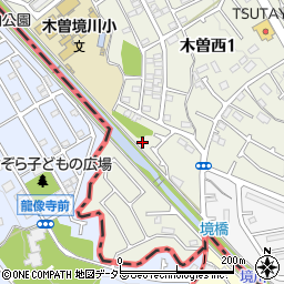 東京都町田市木曽西1丁目8周辺の地図