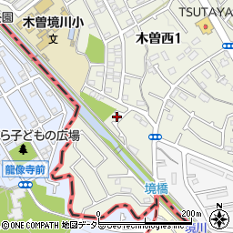 東京都町田市木曽西1丁目8-14周辺の地図