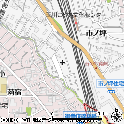 神奈川県川崎市中原区市ノ坪548-131周辺の地図