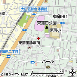 ユアーズパーキング東蒲田第２駐車場周辺の地図