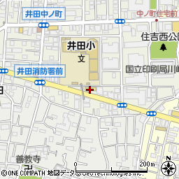 ミニストップ川崎井田店周辺の地図