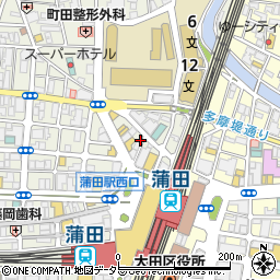 鳥きミヤ　蒲田本店周辺の地図