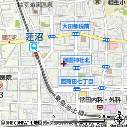 ジャパンケア西蒲田周辺の地図