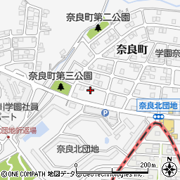 神奈川県横浜市青葉区奈良町2998-53周辺の地図