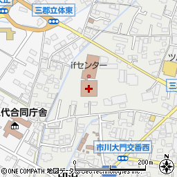 市川三郷町生涯学習センター体育館（ｉｆセンター）周辺の地図