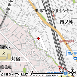 神奈川県川崎市中原区市ノ坪548-191周辺の地図