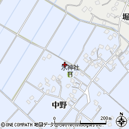 中野公民館周辺の地図