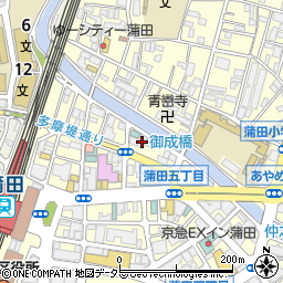 ビジネスホテルソーシャル蒲田周辺の地図