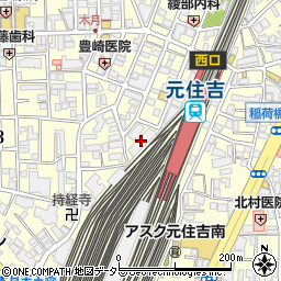 株式会社東急グルメフロント　社員食堂周辺の地図