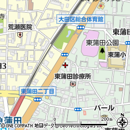ジャパンケア東蒲田周辺の地図