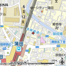蒲田料理飲食協同組合周辺の地図