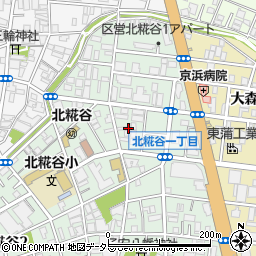東京都大田区北糀谷1丁目周辺の地図
