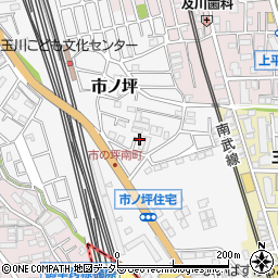 神奈川県川崎市中原区市ノ坪666周辺の地図