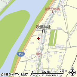 岐阜県美濃市曽代488周辺の地図