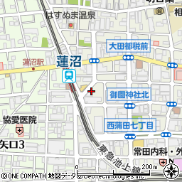 有限会社蒲田製材所周辺の地図