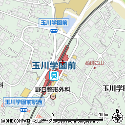 横浜銀行小田急玉川学園前駅 ＡＴＭ周辺の地図