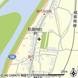 岐阜県美濃市曽代713周辺の地図
