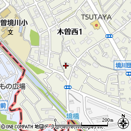 東京都町田市木曽西1丁目14-13周辺の地図