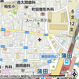 あすか信用組合蒲田支店周辺の地図